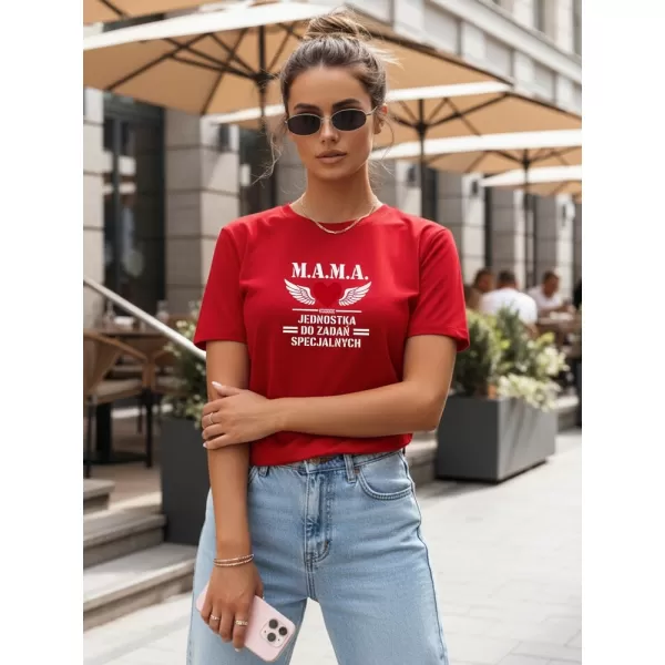  Damen-T-Shirt DSTREET NX5026RY-RD ROT 