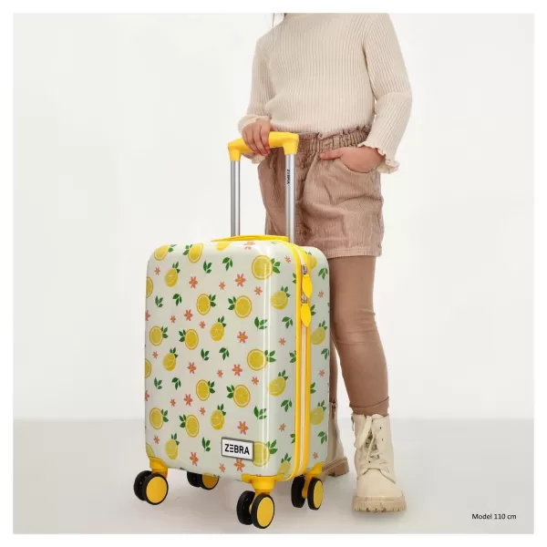  Koffer ZEBRA TRENDS Avonturier 21492 ZITRONE 