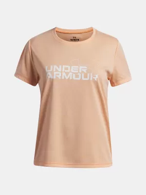 Mädchen-T-Shirt UNDER ARMOUR TECH TWIST WDMK LOGO SS 6007134-870 ORANGE