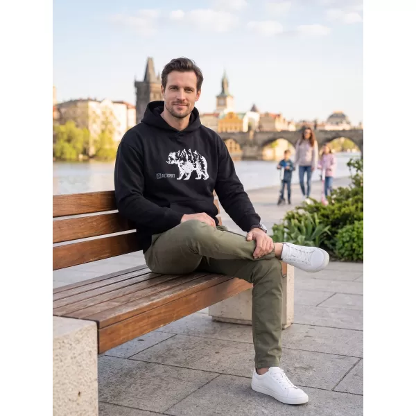  Herren-Sweatshirt ALTISPORT ALM193422 SCHWARZ 