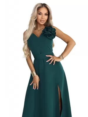 Kleid NUMOCO 669-1 FLASCHENGRÜN