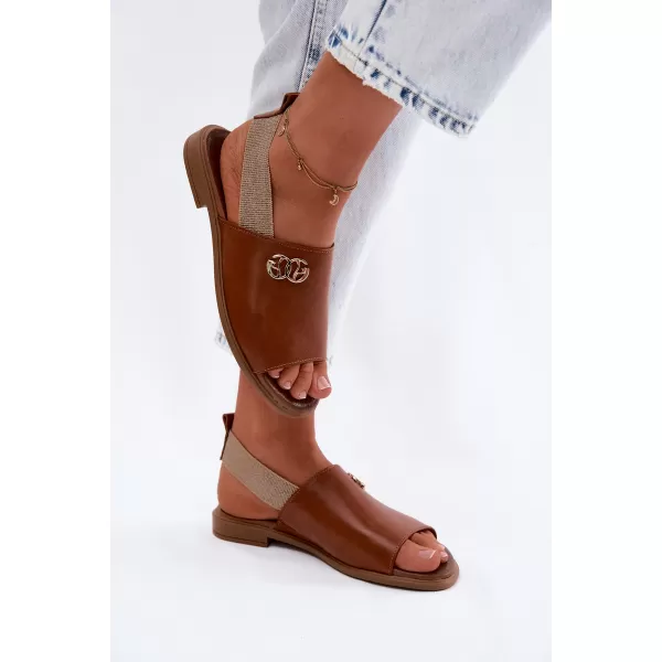  Damensandalen ZAZOO 40473 BRAUN 
