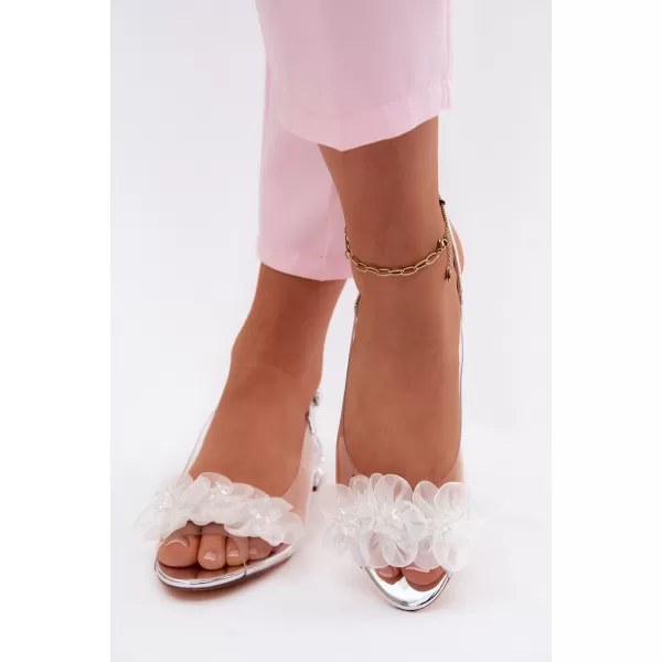  Damensandalen D&A MR61-9006 SILBER 