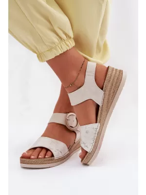Damensandalen INBLU RV000013 BEIGE