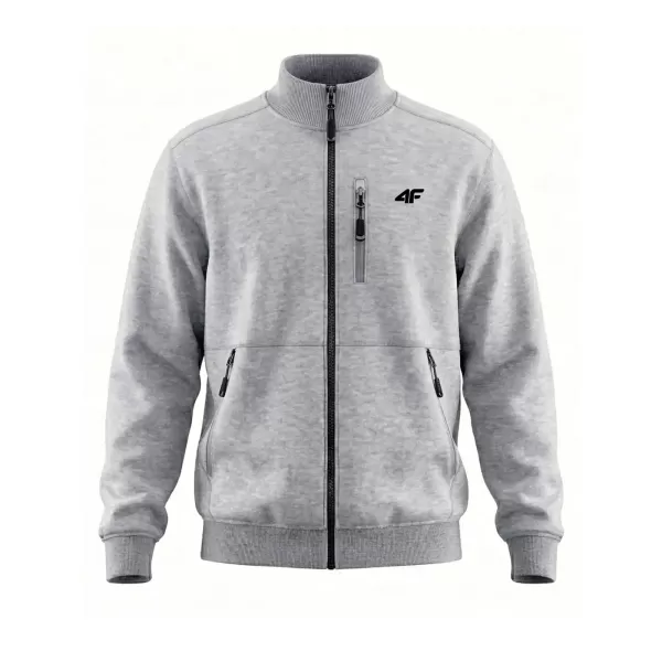  Herren-Sweatshirt 4F WMM00TSWSM2547 KALTE HELLGRAUE MELANGE 