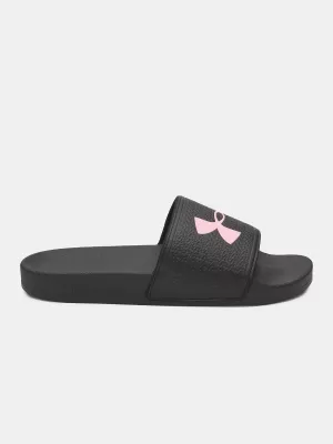 Damenhausschuhe UNDER ARMOUR W ARMR SLIDE 6007532-003 SCHWARZ