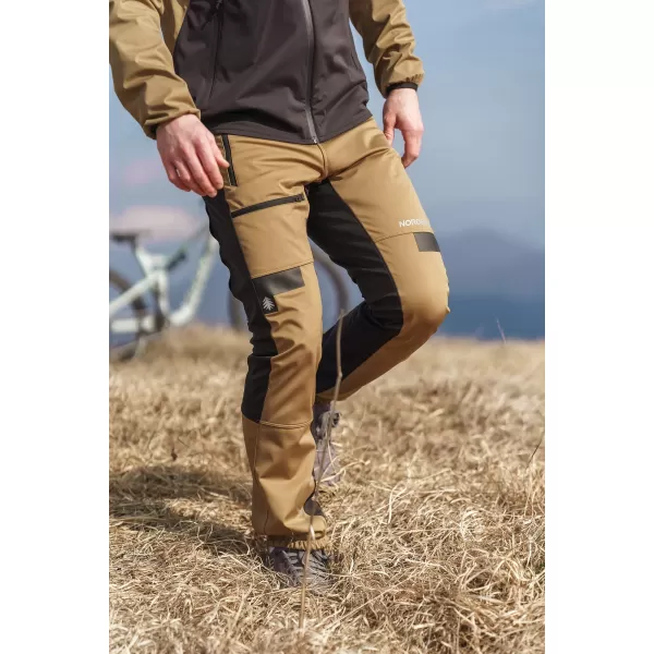  Wasserdichte Multisporthose für Herren NORDBLANC RIDGEWALK NBSPM8325 BRAUN 