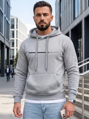 Herren-Sweatshirt DSTREET NX5128BX-02-09 HELLGRAU