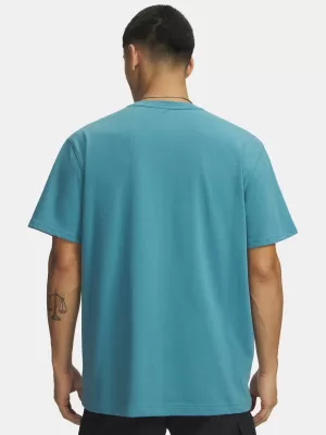 Herren-T-Shirt UNDER ARMOUR M LOGO EMB HEAVYWEIGHT SS 1373997-466 BLAU