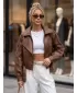 Damenjacke DSTREET TY5845 KARAMELL