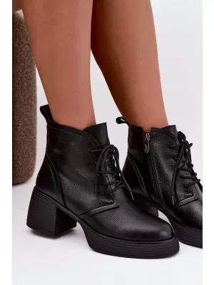 Damenstiefel D&A CR62-3368 SCHWARZ