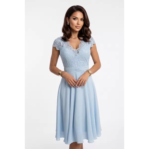  Kleid NUMOCO 381-8 AZURBLAU 