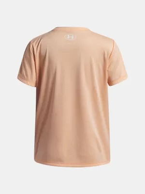 Mädchen-T-Shirt UNDER ARMOUR TECH TWIST WDMK LOGO SS 6007134-870 ORANGE