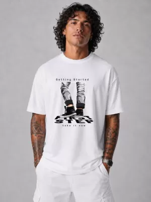Herren-T-Shirt DSTREET NX1022R-WH-O WEIß