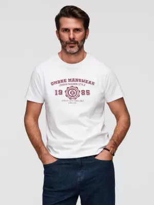 Herren-T-Shirt OMBRE OM-TSPT-0269 WEIß
