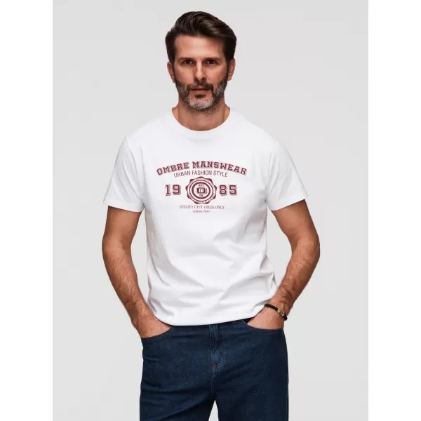  Herren-T-Shirt OMBRE OM-TSPT-0269 WEIß 