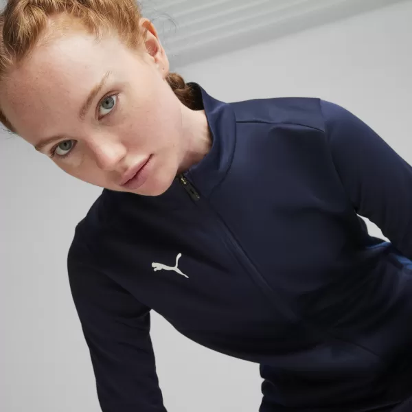  Damenjacke PUMA TEAMGOAL TRAINING JACKET WMN 658635-06 PUMA MARINE/WEIß/PERSISCHBLAU 