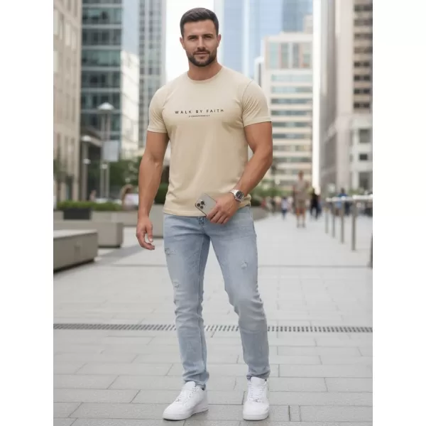  Herren-T-Shirt DSTREET NX5123R-BT BEIGE 