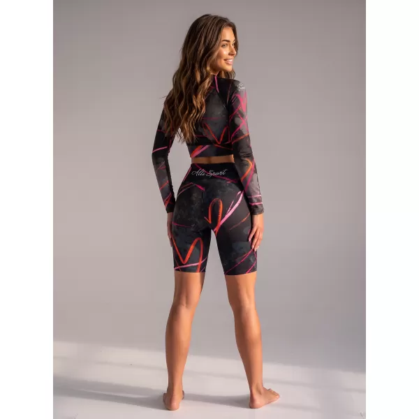  Premium-Overknee-Leggings für Damen (neue Größen) ALTISPORT VOJ/ALW082LEG06 SCHWARZ 