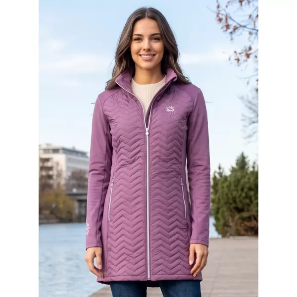  Hybridmantel für Damen ALTISPORT IRYSA LILA 