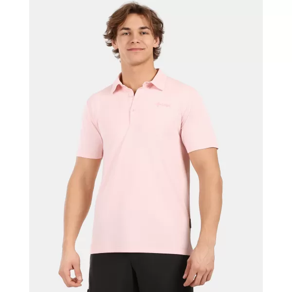  Herren-T-Shirt mit Kragen KILPI OLIVA-M 1M0311KI ROSA 
