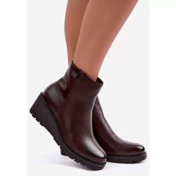  Damen-Stiefeletten BOTO RMR2510-2 SCHOKOLADE 