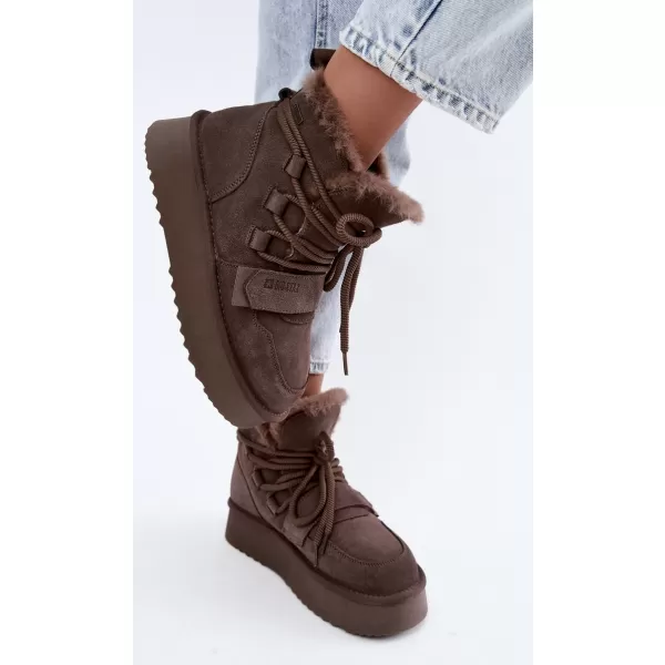  Damenschuhe BIG STAR SHOES UU274315 BRAUNE/BEIGE SCHATTEN 
