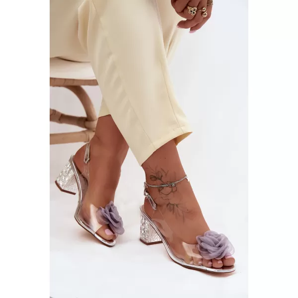  Damensandalen D&A MR61-9011 SILBER 