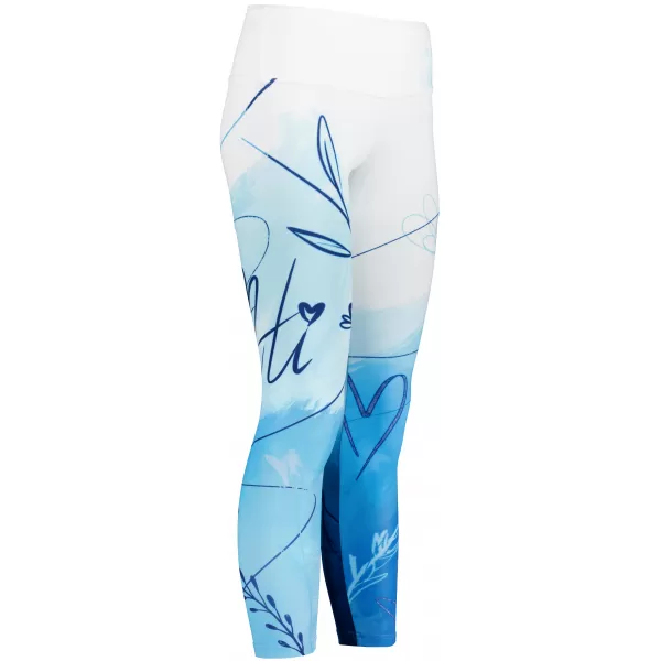  Lange Premium-Leggings für Damen (neue Größen) ALTISPORT VOJ/ALW083LEG05 WEIß BLAU 