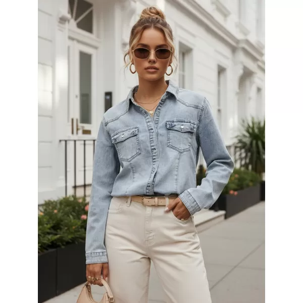  Damenhemd DSTREET DY0489 BLAU 