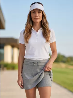 Damenrock mit Shorts MALFINI TWO IN ONE 604 DUNKELGRAUE HIGHLIGHTS
