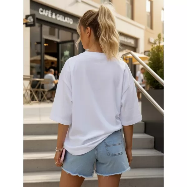  Damen-T-Shirt DSTREET NX9005RY-WH-O WEIß 