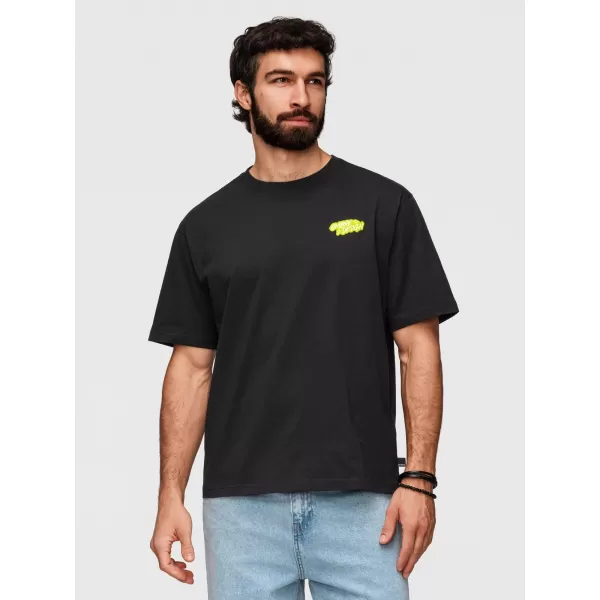  Herren-T-Shirt OMBRE OM-TSPT-0288 SCHWARZ 
