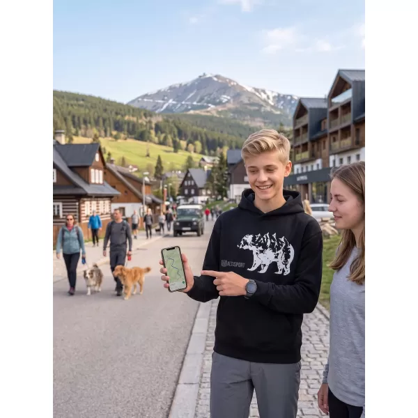  Kinder-Sweatshirt ALTISPORT ALM193422 SCHWARZ 