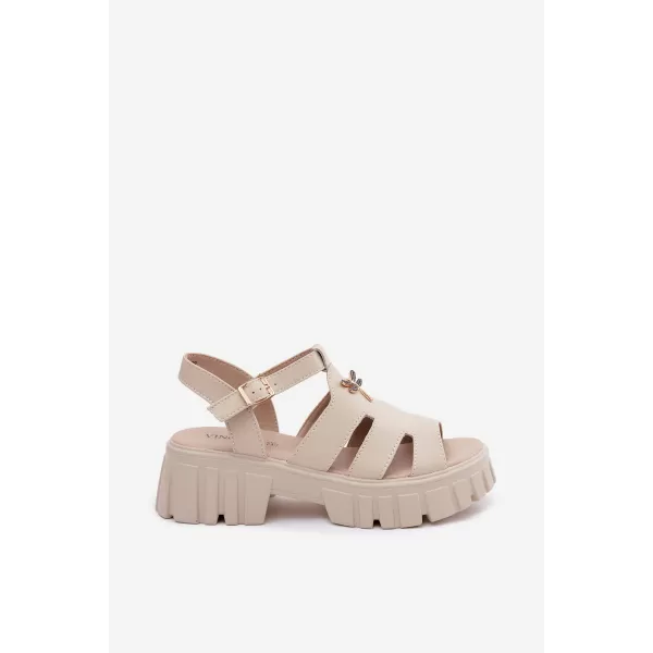  Damensandalen VINCEZA 79627 BEIGE 