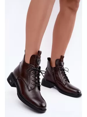 Damenschuhe VINCEZA 133145 LEDER BRAUN
