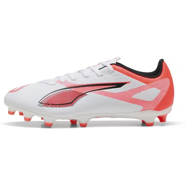  Fußballschuhe PUMA ULTRA 5 PLAY FG/AG 108169-01 WEIß/SCHWARZ/LEUCHTEND ROT 