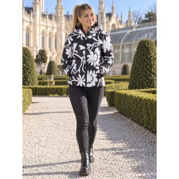  Winterjacke für Damen ALTISPORT IRITA SCHWARZ/WEIß 