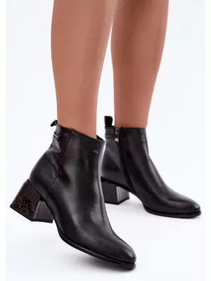 Damen-Stiefeletten BOTO 26BT24-398 SCHWARZ