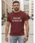 Herren-T-Shirt DSTREET NX5144R-BU ROTWEIN