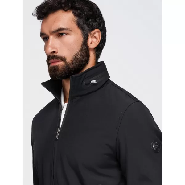  Kapuzenjacke für Herren OMBRE OM-JANP-0233 SCHWARZ 