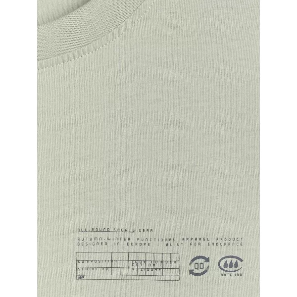  Herren-T-Shirt 4F WAW25TTSHM2372 MINZE 