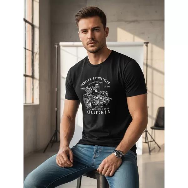  Herren-T-Shirt DSTREET NX050R SCHWARZ 