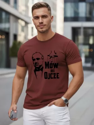 Herren-T-Shirt DSTREET NX5145R-BU ROTWEIN