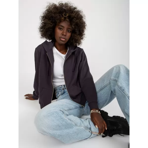  Damen-Sweatshirt BASIC FEEL GOOD B-002.10 GRAPHIT 