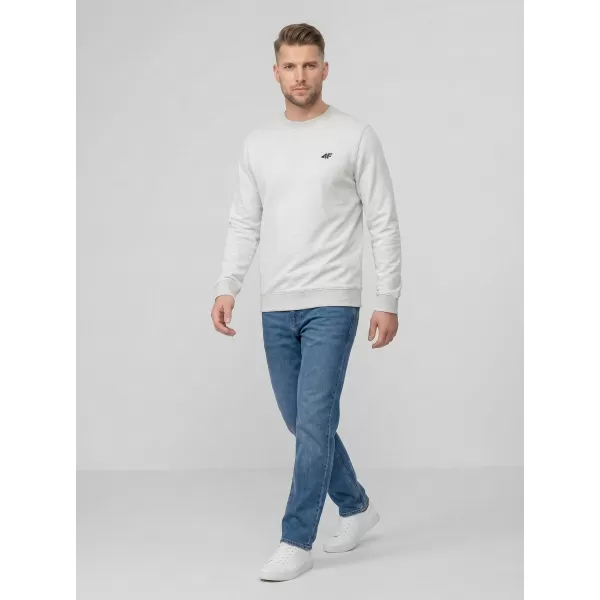  Herren-Sweatshirt 4F WMM00TSWSM2549 KALTE HELLGRAUE MELANGE 