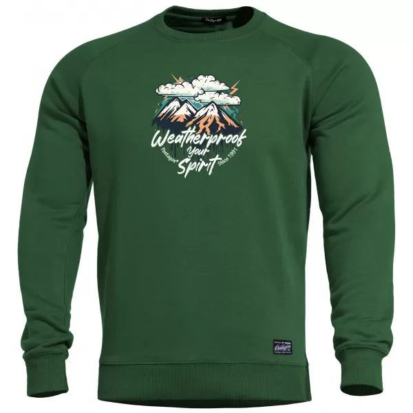  Herrenpullover PENTAGON HAWK WEATHERPROOF K09019-WE SPRINGBOCK GRÜN 