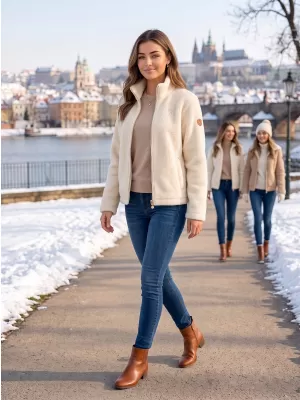 Damenjacke ALTISPORT IZADORE HELLBEIGE