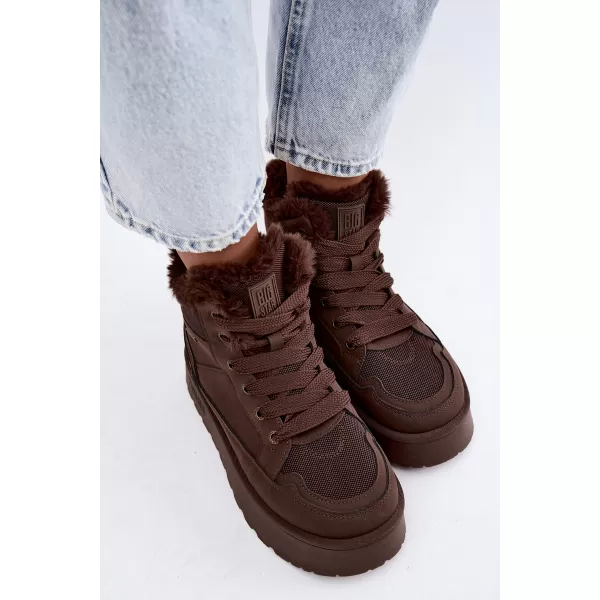  Damenschuhe BIG STAR SHOES UU274168 BRAUNE/BEIGE SCHATTEN 