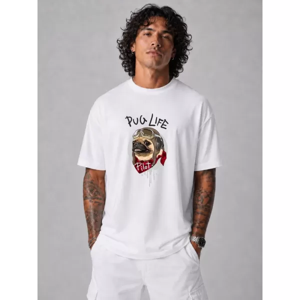  Herren-T-Shirt DSTREET NX1002R-WH-O WEIß 